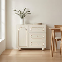 Storage Cabinet with Drawers Modern Cabinet with Drawers Sleek Drawer Chest for Living Room, Kitchen