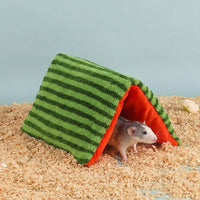 Foldable Pet Tunnel Small Animal Tunnel, Flannel Small Animal Hideaway for Guinea Pigs and Hamsters, Crinkle Enrichment with Fringe Trim, 30x40cm