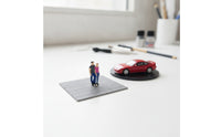 Miniature Couple Figurine Painted Couple Figurine Detailed Resin Figure for Hobbyists, Collectors, Dioramas, Street Scenes, Architectural Mockups