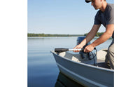 30 Horsepower Outboard Engine Extension Handle Black and Silver Tiller Extension Handle