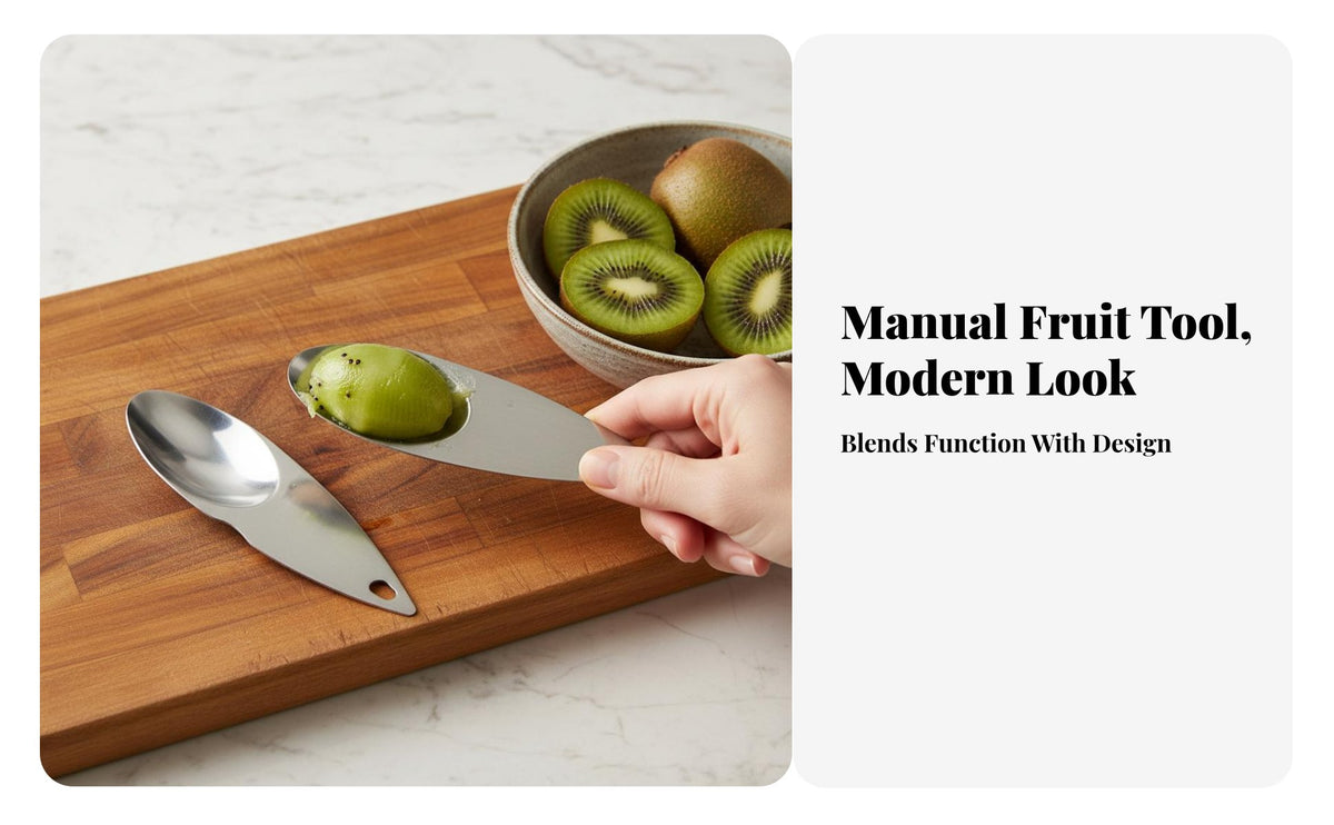 Fruit Spoon Food-Grade Material Fruit Spoon 2-in-1 Fruit Cutter Spoon Easy to Clean Fruit Spoon Skin Remover for Picnics