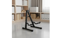 Heavy-Duty Metal V-Shaped Guitar Stand Space-Saving Foldable Guitar Stand Anti-Scratch Padding for Guitarists, Musicians, Music Room, Home Studio, Stage Performance
