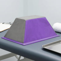 Flat Top Trapezoid Balance Block Wide Base Gymnastics Block Stitched Seams Mind-Body Practice Brick Gray