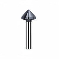 90 Degree Countersink Boring Tool High Tungsten Carbide Chamfering Cutter Burr Final Power Tool Accessory for Machinists, Metalworkers, Factory