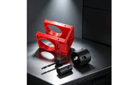 Door Lock Installation Kit with Wide Compatibility Door Lock Jig Comprehensive Hole Positioning Jig for Carpenters