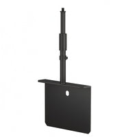 Flat Base Telescopic Display Device Stand Locking Knob Height Adjustable Display Device Stand for Bedside Cabinet
