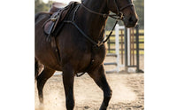 Horse Breast Brass-Colored Hardware Leather Breast Equestrian Gear