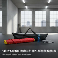Agility Ladder Flexible Rungs Speed Ladder Easy Setup Agility Training Set for Athletes, Coaches, Outdoor, Gym