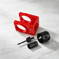 Door Lock Installation Kit with Wide Compatibility Door Lock Jig Comprehensive Hole Positioning Jig for Carpenters