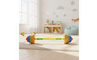Toy Barbell with Weight Plates Child-Sized Fillable Toy Barbell Lightweight for Young Children