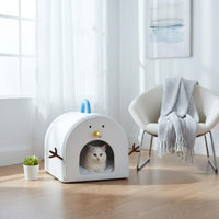 Feline Ice House Summer Use Ice Pack Cooling Bed Easy to Stow for Cats