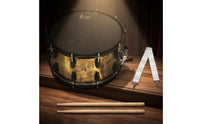 10-Lug 14 Inch Snare Drum Marbled Finish Poplar Snare Drum Drumsticks Included Percussion Instrument