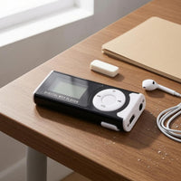 Clip-Attached MP3 Player Re-Energizable Mini MP3 Player Support