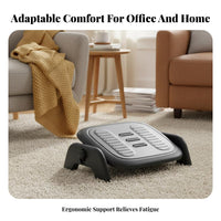 Under Desk Footrest Non-Slip Surface Under Desk Foot Stool Sturdy Construction Ergonomic Footrest for Office Workers, Enthusiasts, Living Room