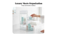 particle-proofproof cosmetic Case with Drawers Large Capacity Cosmetic organizer for Gift Givers