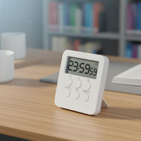 1 Alarm Clock Digital Timer Kitchen Cooking Stopwatch Silent Function Suitable for Study Cooking Classroom Library Office