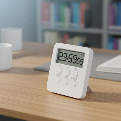 1 Alarm Clock Digital Timer Kitchen Cooking Stopwatch Silent Function Suitable for Study Cooking Classroom Library Office