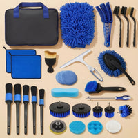 30 Pieces Car Cleaning Kit with Storage Bag Scratch-Scratch-Resistant Set
