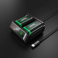 Controller Pack 2650 mAh Dock LED Indicator Dual Controller Stand for Gaming Enthusiasts