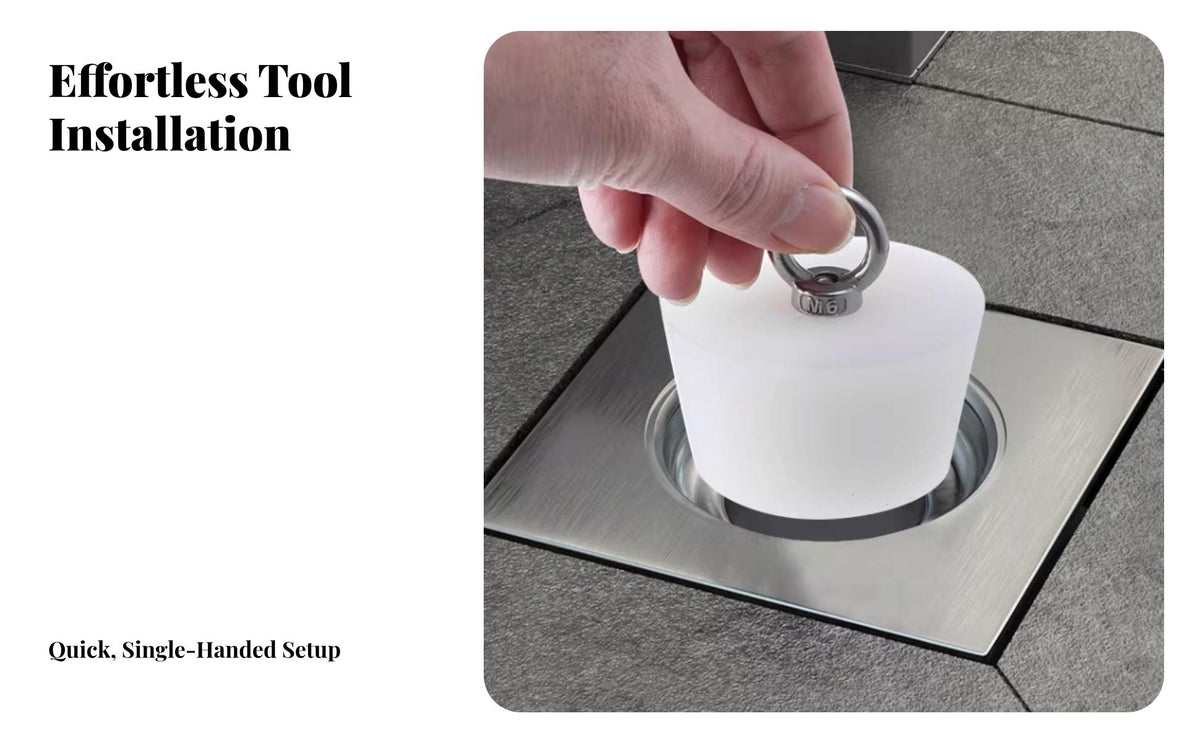 Silicone Drain Plug Leak-Resistant Floor Drain Seal Sturdy Tapered Rubber Stopper for DIY Enthusiasts, Construction Workers, Drains, Washroom