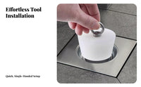 Silicone Drain Plug Leak-Resistant Floor Drain Seal Sturdy Tapered Rubber Stopper for DIY Enthusiasts, Construction Workers, Drains, Washroom