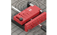 Round Rod Drill Guide Precision Center Hole Drill Jig Stable Clamping Round Rod Holder for Hobbyists