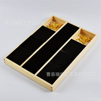 Wooden Dog Nail File and Scratch Board with Treat Compartments