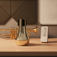 All-Aluminum Practice Mute Sturdy Trumpet Mute Tapered Trumpet Silencer Quiet for Students