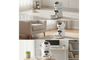 Automatic Pet Feeder Compact Pet Feeding Device with Voice Audio Module Removable Automatic Dry Food Dispenser for Home