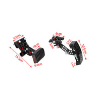 Mounting Hardware Adjustable Pedal Extender Perforated Aluminum Pedal Extender