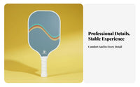 Fiberglass Pickleball Paddle Anti-Slip Fiberglass Pickleball Paddles Sports Equipment Comfortable Grip Large Sweet Area