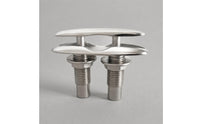 Boat Dock Cleat for Rope Fitting Polished Stanchion Base Marine Hardware for Yacht