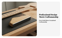 Multi-Angle Design Guitar Fret Beveling File Ergonomic Grip Fret Beveling File for DIY Enthusiasts, Guitarists, Workshop, Home Studio
