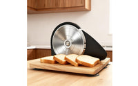 Uniform Slices Manual Bread Cutter Easy to Clean Adjustable Toast Cutter Space-Saving for Home Bakers