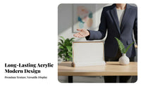 A4 Certificate Frame High Definition A4 Acrylic Frame Sturdy Acrylic Award Display for Office Workers, Homeowners, Commerce Show, Retail Store