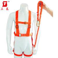 Sanneng Full Body Safety Harness with Single Lanyard for Construction and Fall Protection