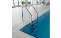 Pool Steps with Handrails Flange-Mounted Stainless Steel Pool Ladder Anti-Slip