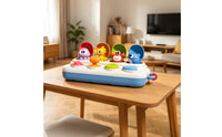 Interactive Hide-and-Seek Toy Spring-up Covers Whale Toy Embossed Texture for Children