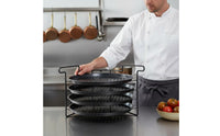 Hot Pot Ingredient Holder Thickened Design Foldable Serving Stand 3-Tier Food Rack Long-Lasting Kitchen Organizer for Parties