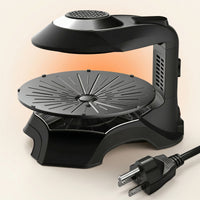 Indoor Grill with Rotating Plate Countertop Electric Indoor Grill Tabletop for Kitchen