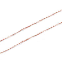 304 Stainless Steel O-Chain Necklace for Couples, Gold Plated
