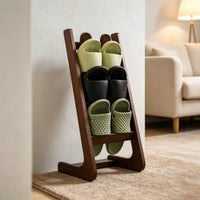 Four-Tier Shoe Rack Space Saving 4 Tier Shoe Rack Multifunctional Home Storage for Entryway