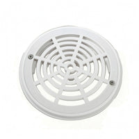 ABS Plastic Pool Main Drain Cover Grille-Style Main Drain Outlet Screw-Secured Smooth Molded Finish