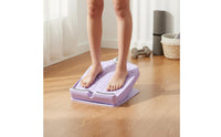 Non-Slip Base Calf Stretcher Board Stable Triangular Structure Leg Stretching Pedal with Timer Padded Heel Rest for Athletes, Kids, Home Gym