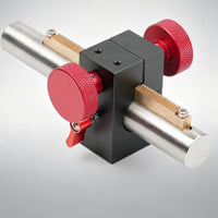 Precision Adjustment Manual Z Axis Stage Aluminum Alloy Rack and Pinion Stage Anodized Surface Vertical Lift Platform Easy to Install for Researchers, Experiment