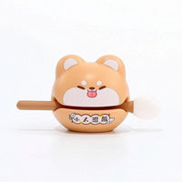 Wooden Aquatic Creature Toy with Striker Compact Hand-Held Toy for Adults