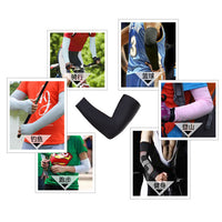 Lycra Ice Silk UV Protection Arm Sleeves for Outdoor Sports