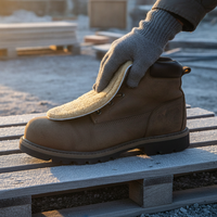 Winter Lambswool Insoles for Men and Women, Thickened Plush, Sweat-Absorbing, Wormwood, Shock-Absorbing