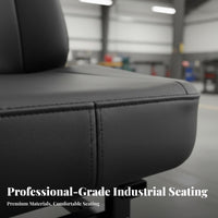 Adjustable Position Slide Rails Universal Forklift Seat Ergonomic Design Universal Tractor Seat High-Rebound Foam Cushion for Farmers