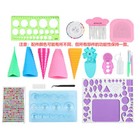 Handmade Paper Quilling Tool Set, 3-in-1 Paper Art Quilling Set for Greeting Cards, Scrapbook Decorations